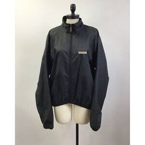 Mens Louis Garneau Vintage Windbreaker Black Jacket 🚲